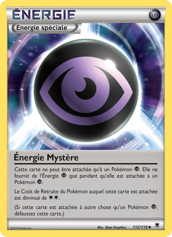 Énergie Mystère, card 112 from Vigueur Spectrale