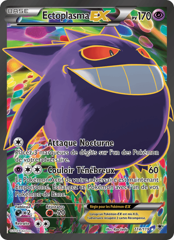 Ectoplasma EX, card 114 from Vigueur Spectrale
