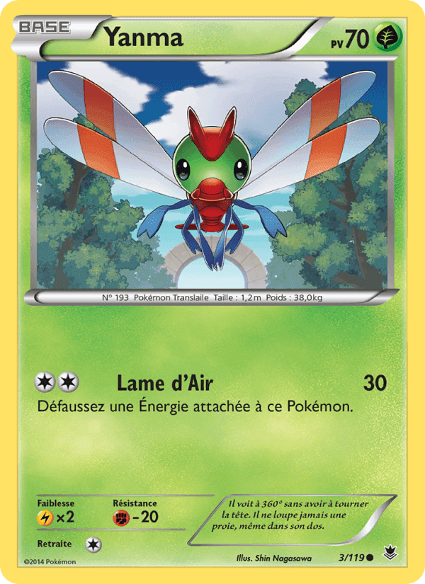 Yanma, carte 3 de Vigueur Spectrale