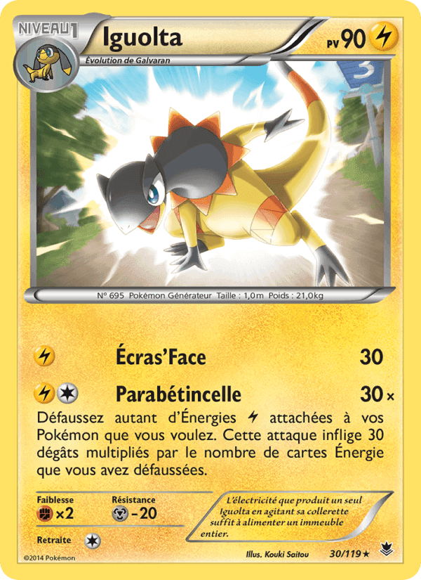 Iguolta, carte 30 de Vigueur Spectrale