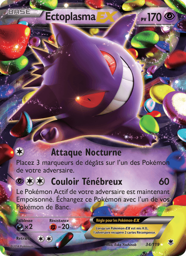 Ectoplasma EX, carte 34 de Vigueur Spectrale