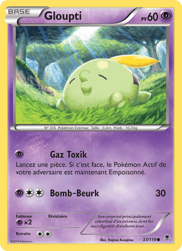 Gloupti, carte 37 de Vigueur Spectrale