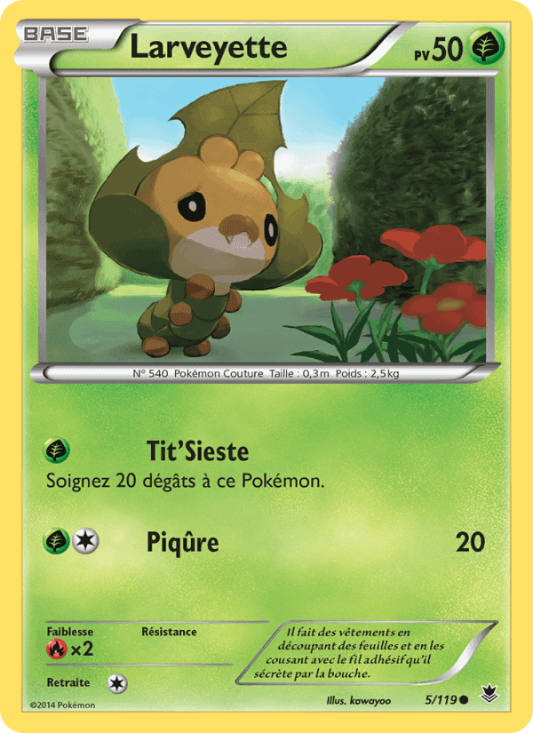 Larveyette, card 5 from Vigueur Spectrale