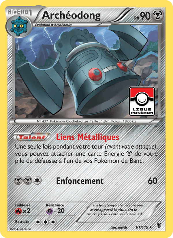 Archéodong, carta 61 di Vigueur Spectrale