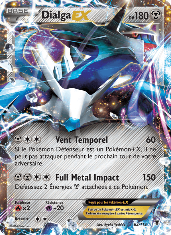 Dialga EX, carta 62 de Vigueur Spectrale