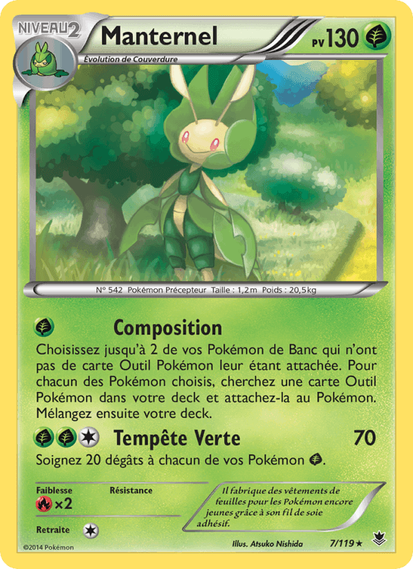 Manternel, carte 7 de Vigueur Spectrale