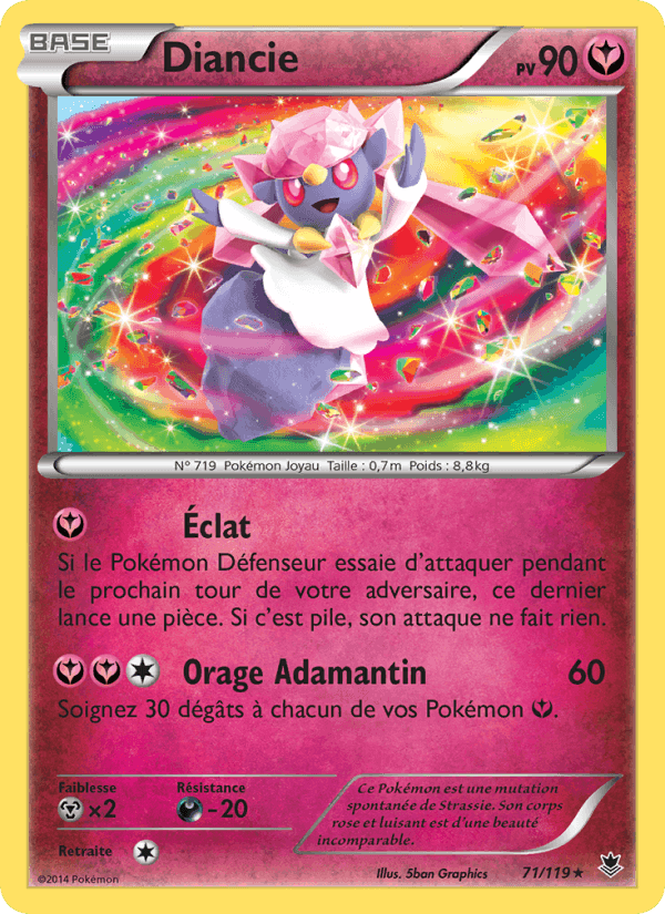 Diancie, carta 71 di Vigueur Spectrale
