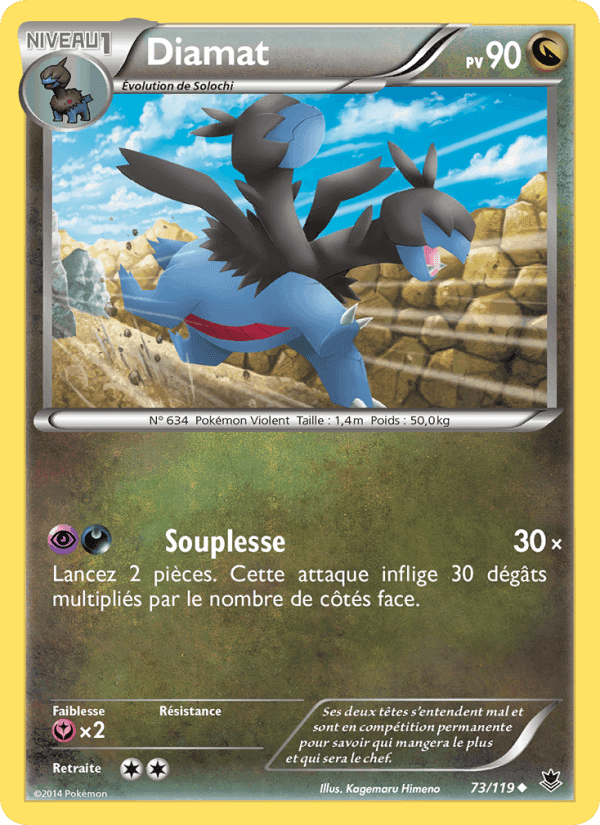 Diamat, carte 73 de Vigueur Spectrale