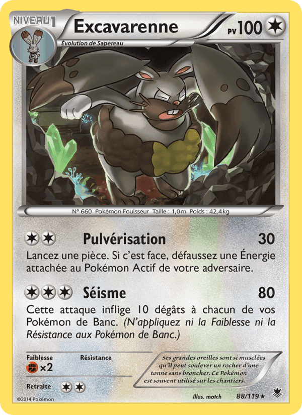 Excavarenne, card 88 from Vigueur Spectrale