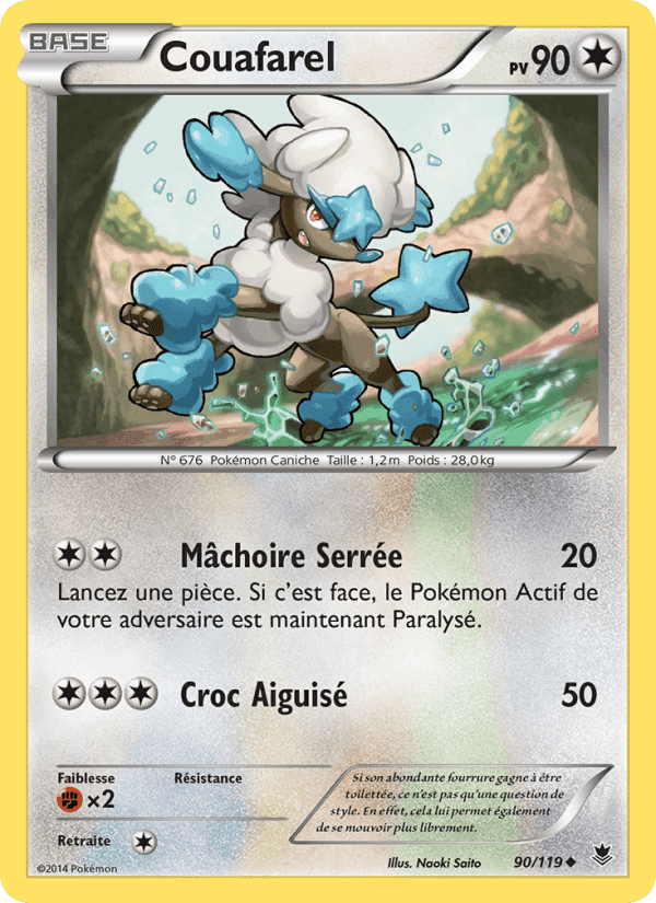 Couafarel, carte 90 de Vigueur Spectrale