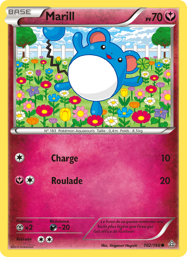 Marill, carte 102 de Primo-Choc