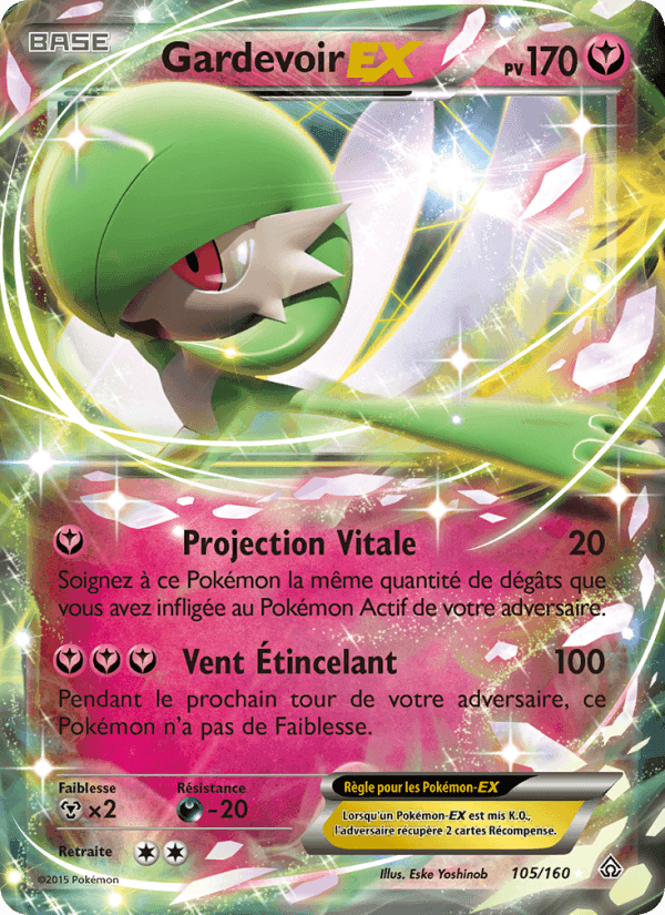 Gardevoir EX, carte 105 de Primo-Choc