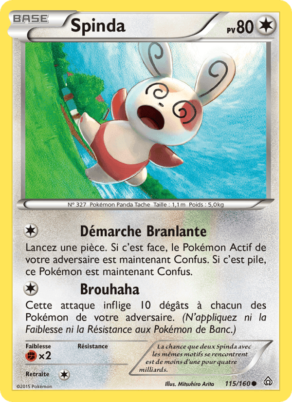 Spinda, carta 115 di Primo-Choc