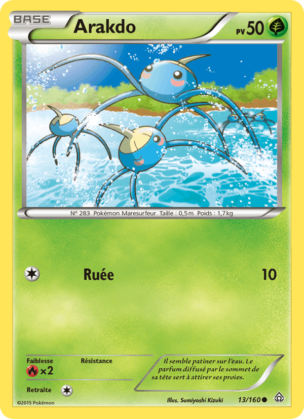 Arakdo, carte 13 de Primo-Choc