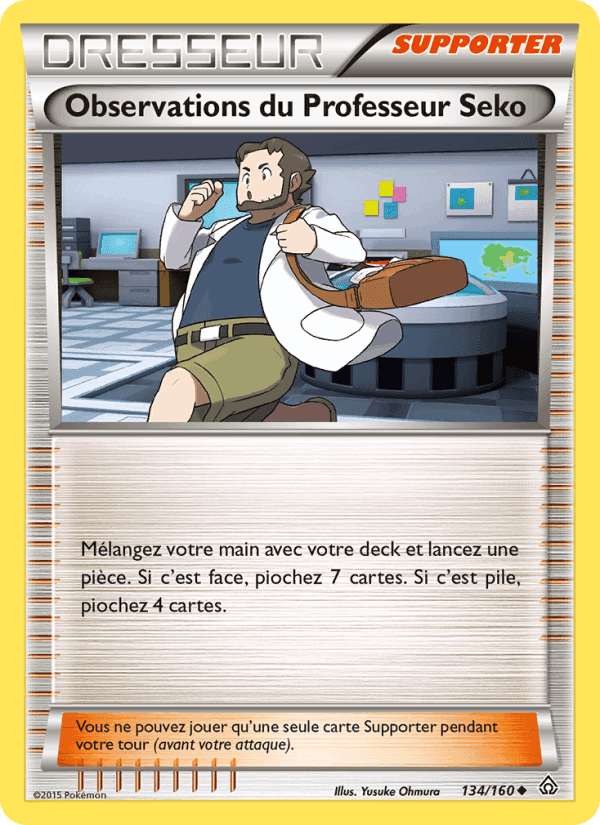 Observations du Professeur Seko, carte 134 de Primo-Choc