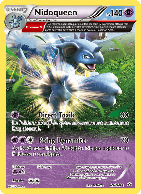 Nidoqueen, carte 69 de Primo-Choc