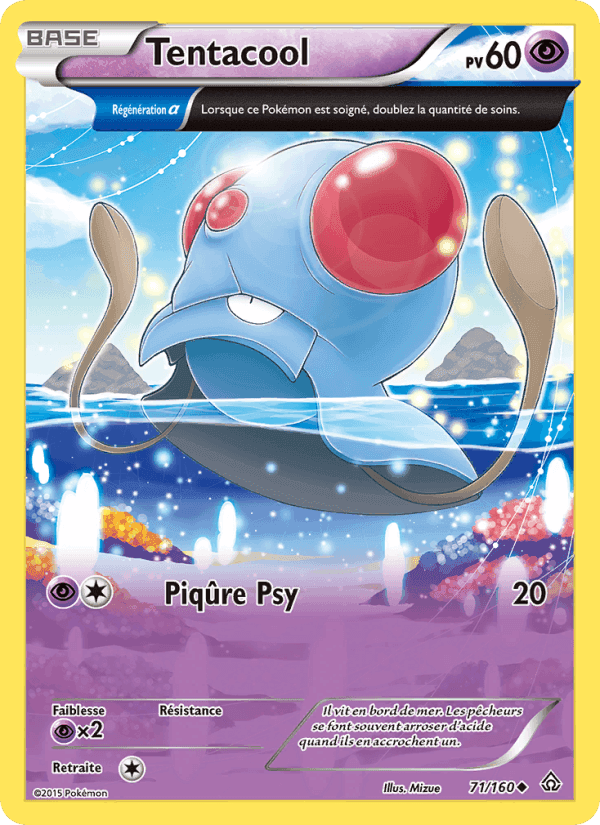 Tentacool, carte 71 de Primo-Choc