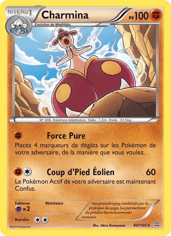 Charmina, carte 80 de Primo-Choc