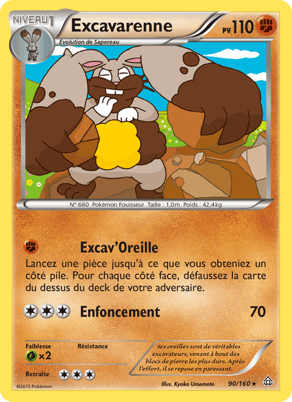 Excavarenne, card 90 from Primo-Choc
