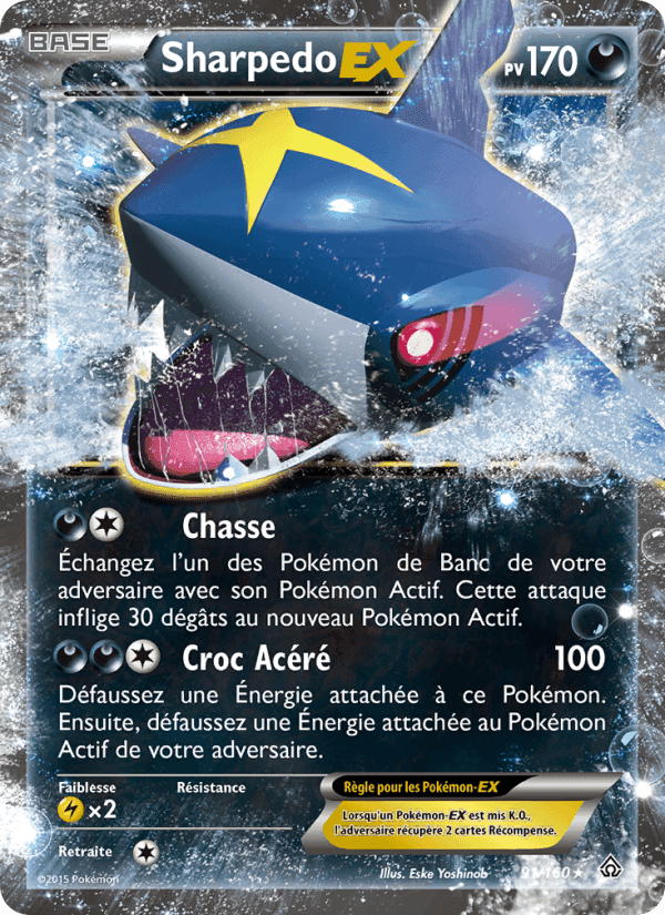 Sharpedo EX, carta 91 di Primo-Choc