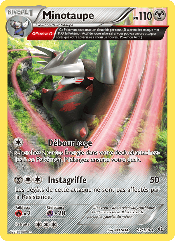 Minotaupe, carte 97 de Primo-Choc