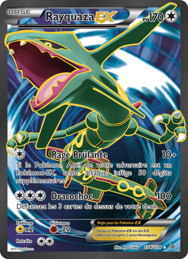 Rayquaza EX, carta 104 di Ciel Rugissant