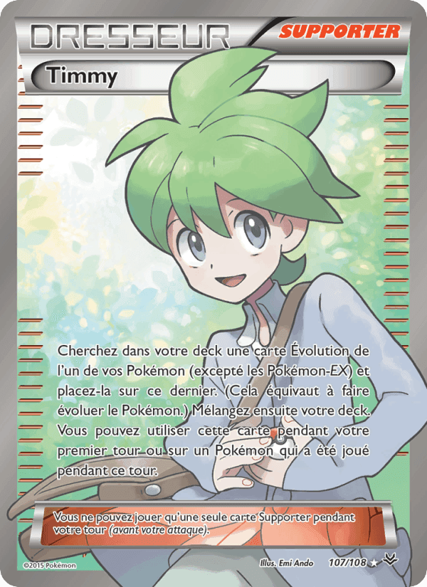 Timmy, carte 107 de Ciel Rugissant