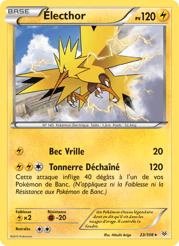 Électhor, carte 23 de Ciel Rugissant