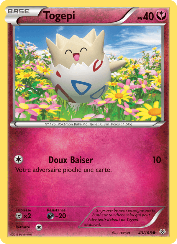 Togepi, carta 43 de Ciel Rugissant