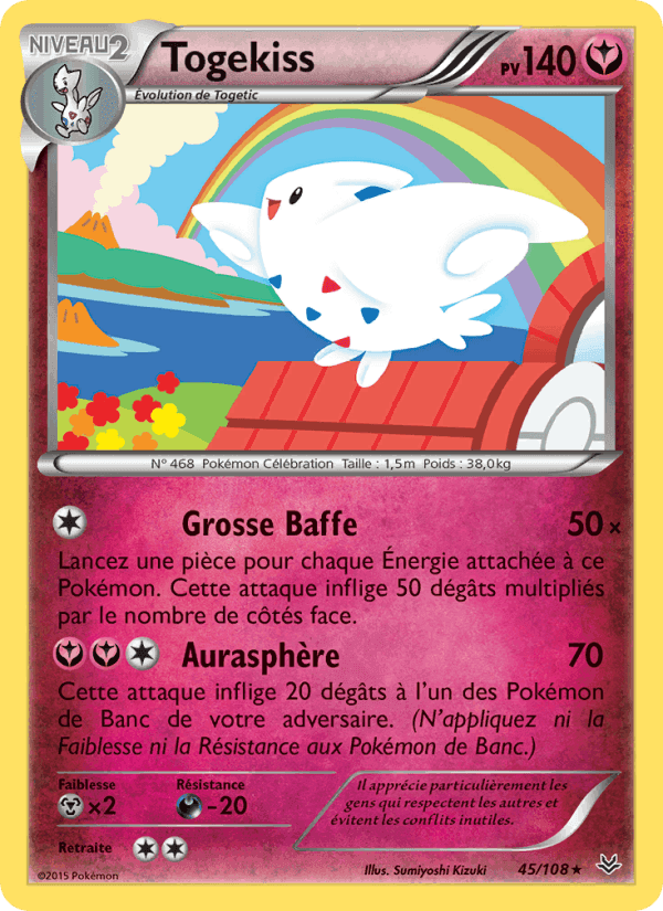 Togekiss, carta 45 di Ciel Rugissant