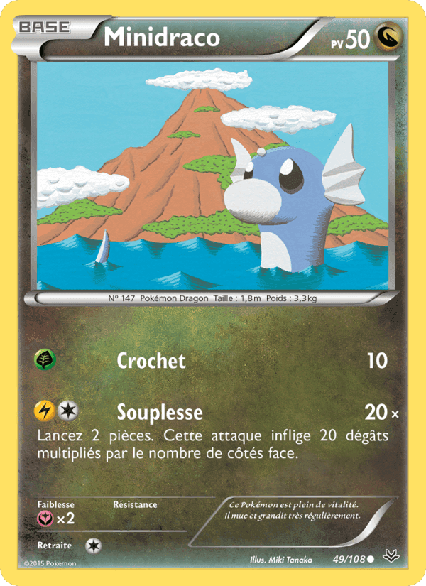 Minidraco, card 49 from Ciel Rugissant