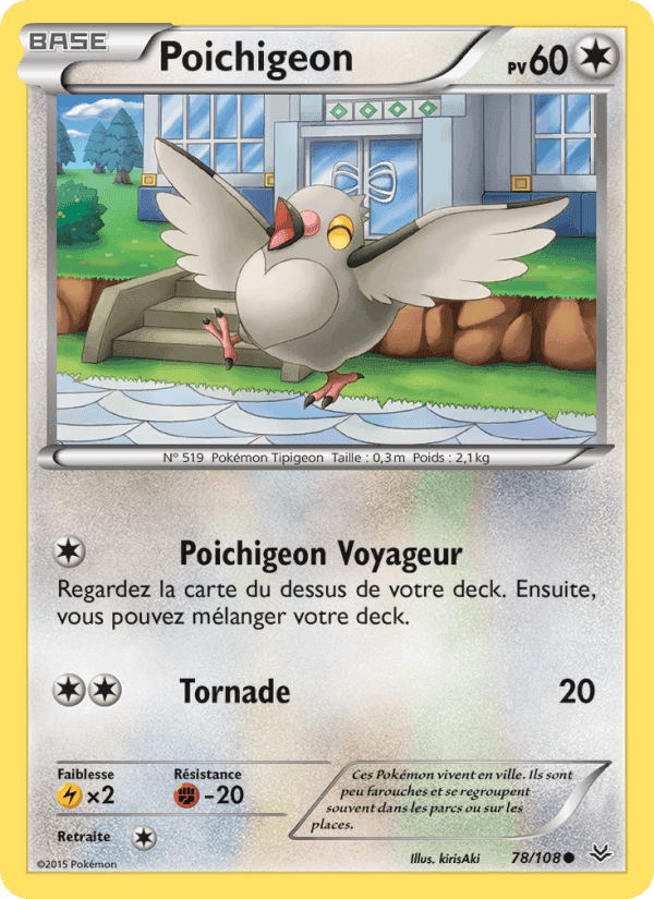 Poichigeon, carte 78 de Ciel Rugissant