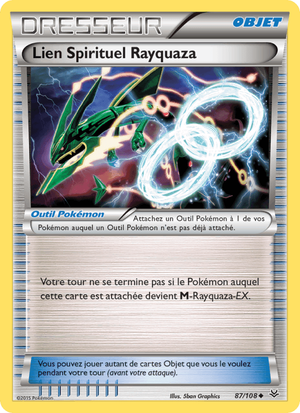 Lien Spirituel Rayquaza, carte 87 de Ciel Rugissant