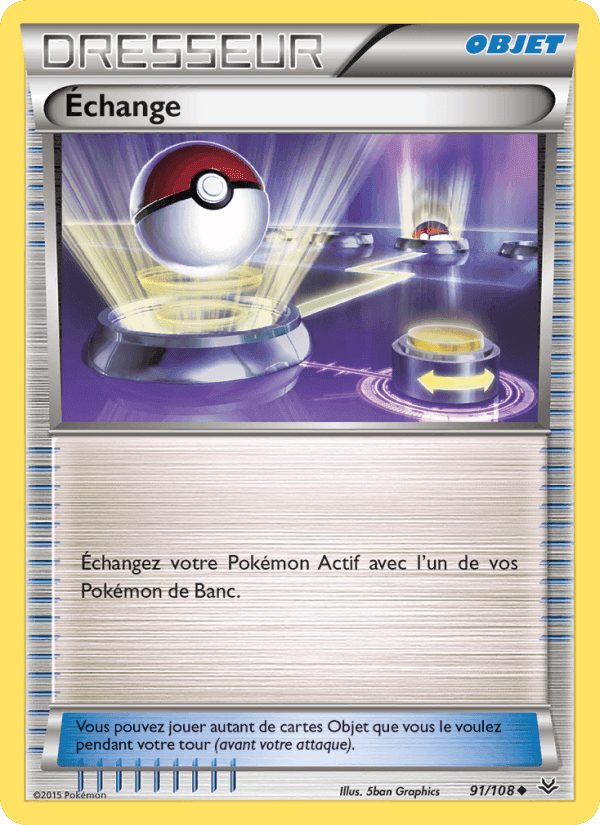 Échange, carte 91 de Ciel Rugissant