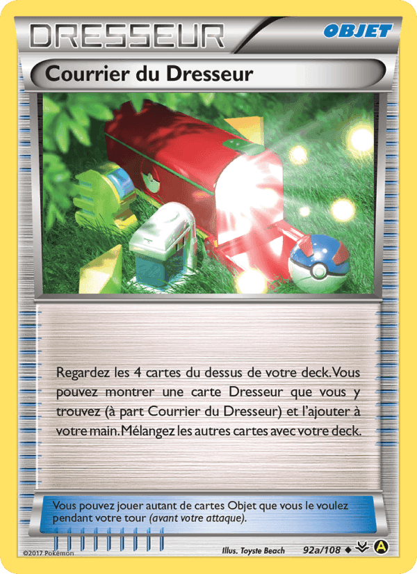 Courrier du Dresseur, card 92 from Ciel Rugissant