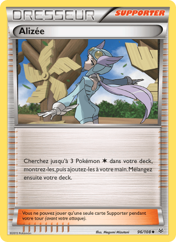Alizée, carte 96 de Ciel Rugissant