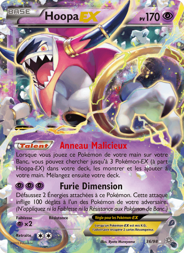 Hoopa EX, carte 36 de Origines Antiques