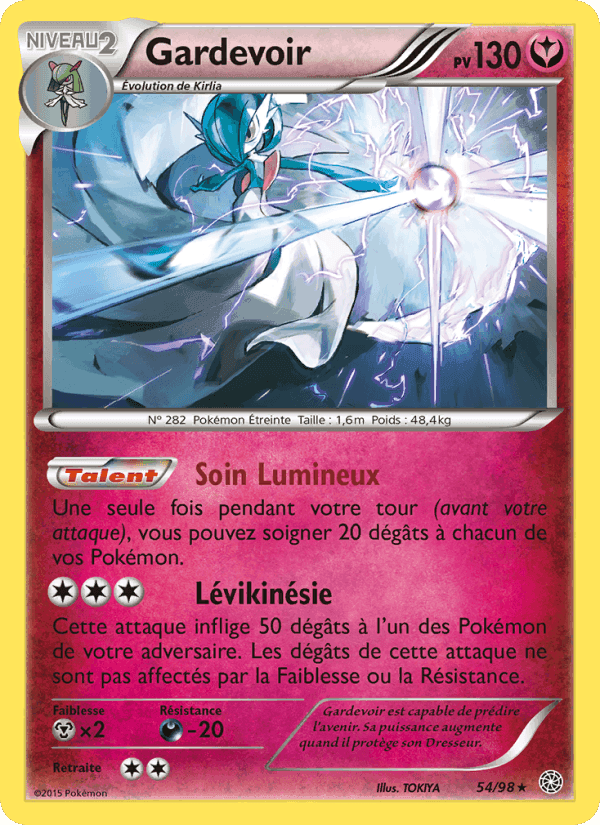 Gardevoir, carte 54 de Origines Antiques