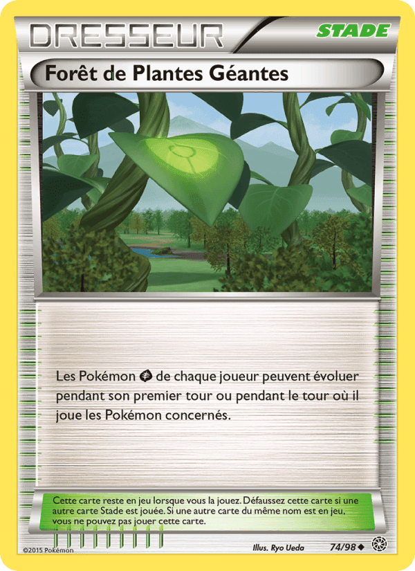 Forêt de Plantes Géantes, carte 74 de Origines Antiques