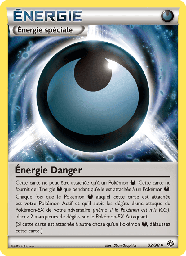 Énergie Danger, carte 82 de Origines Antiques