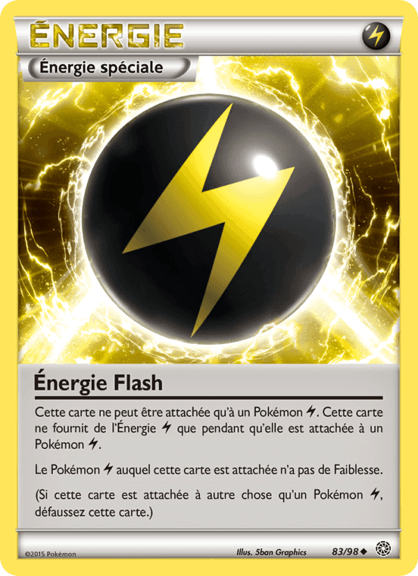 Énergie Flash, carte 83 de Origines Antiques