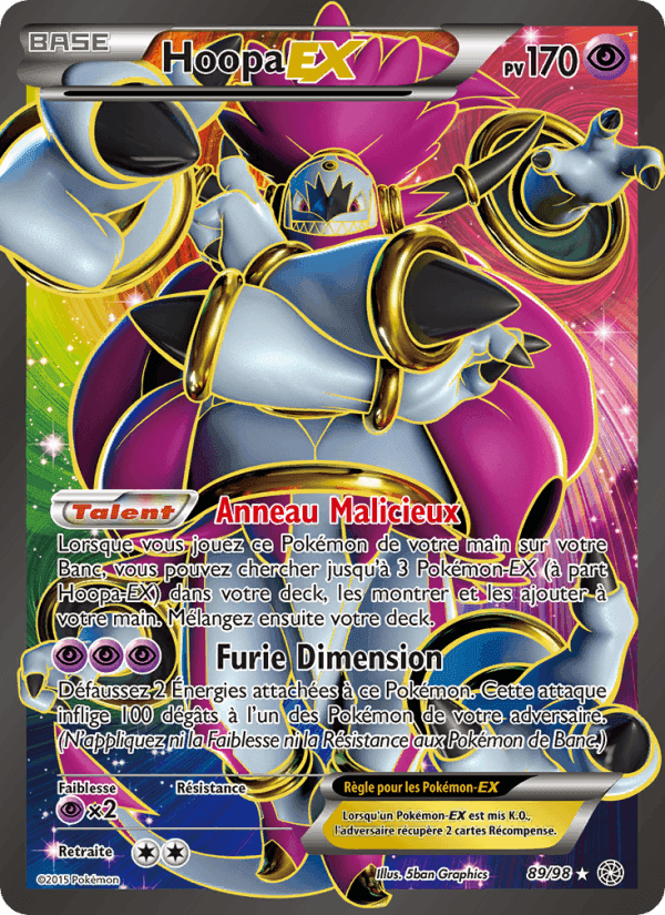 Hoopa EX, carte 89 de Origines Antiques