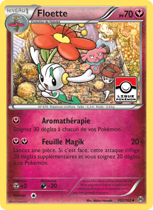 Floette, carte 102 de Impulsion Turbo