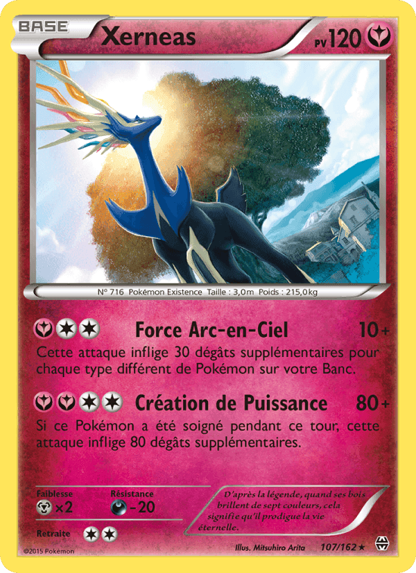 Xerneas, carte 107 de Impulsion Turbo