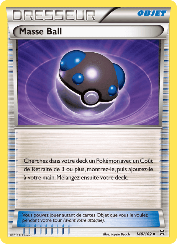 Masse Ball, card 140 from Impulsion Turbo