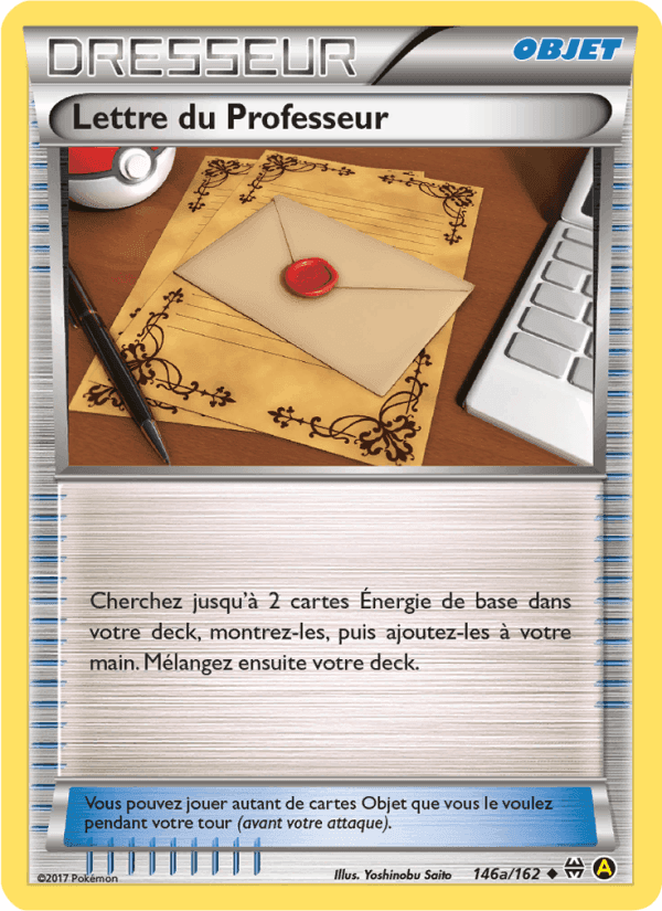 Lettre du Professeur, carte 146a de Impulsion Turbo
