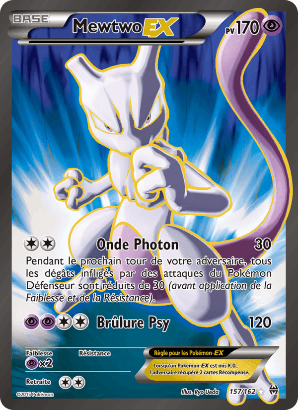 Mewtwo EX, carte 157 de Impulsion Turbo