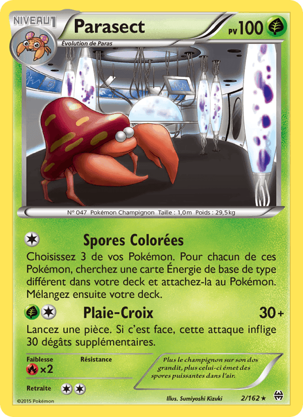 Parasect, carta 2 de Impulsion Turbo
