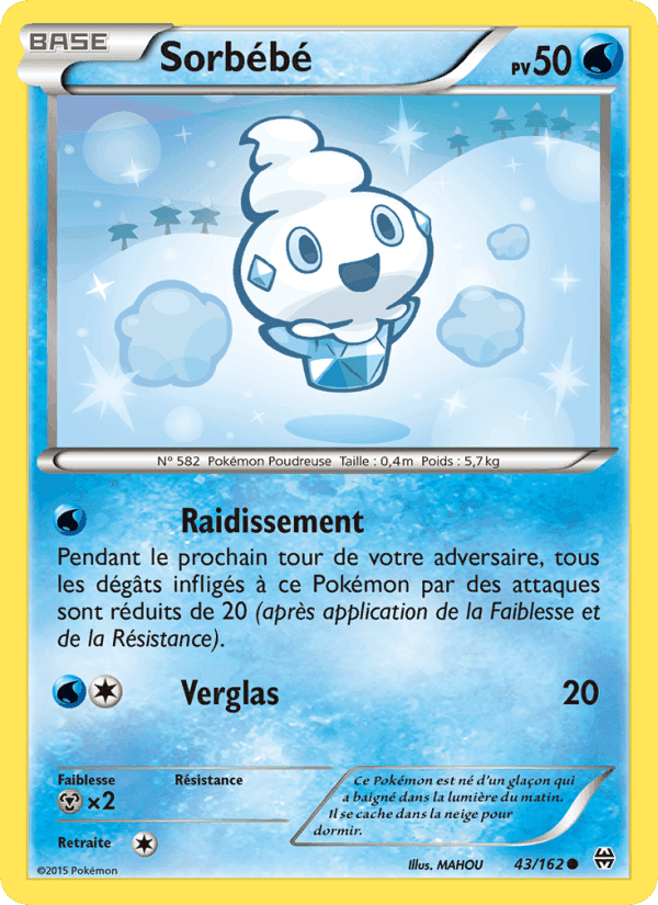 Sorbébé, carta 43 de Impulsion Turbo