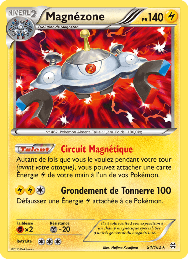 Magnézone, carta 54 de Impulsion Turbo